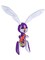 Large 40" Dark Purple Inflatable Easter Bunny Rabbit With Carrot Toy Decoration
